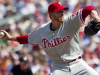 Roy Halladay quickly delivers an ace-type performance for his new team.  (Getty Images)