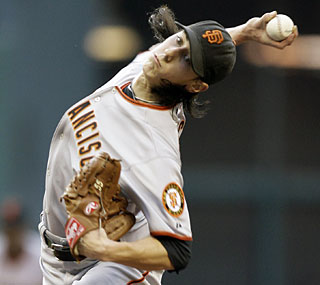 Tim Lincecum's campaign for a third straight Cy Young  gets off to a great start in Houston.  (US Presswire)