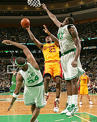 Celtics defense continues to confound King James