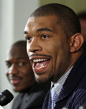 The Bears are banking on Julius Peppers, who had 10 1/2 sacks last season, to improve their pass rush. (AP)