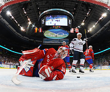 Norway goalie Pal Grotnes can't help but look disappointed after conceding one of the goals. (Getty Images)